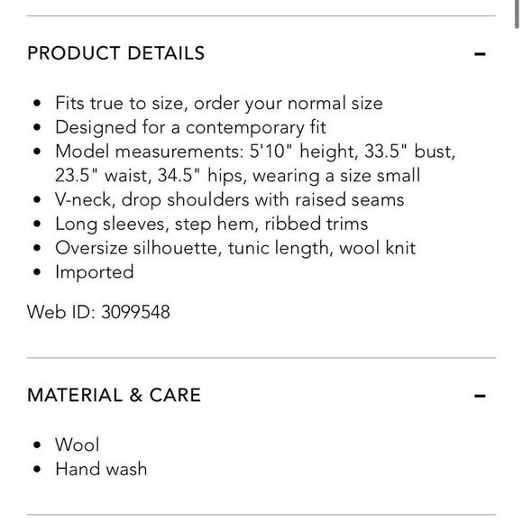 Joie Sweater Tunic Oversized Limana Wool Blend Dolman Women Lilac Size XS - Picture 11 of 11